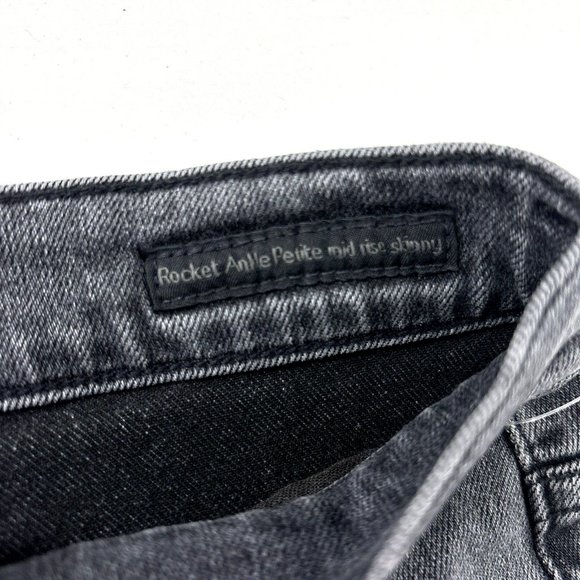 Citizens of Humanity Rocket Ankle Skinny Jeans Dark Gray Size 25 NWT $119 - Picture 6 of 10